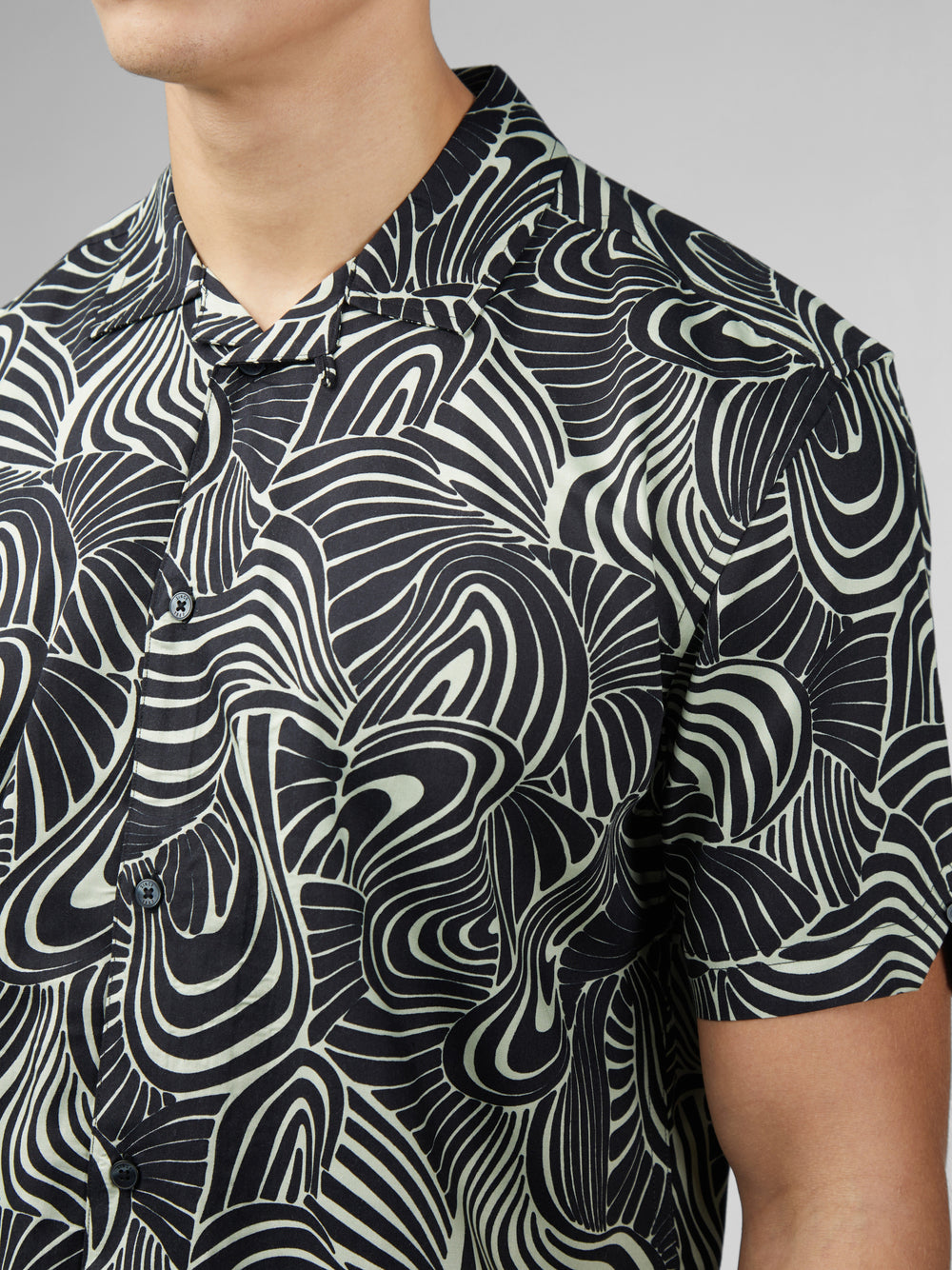 Chemises Ben Sherman B by Ben Sherman Psychedelic Swirl Print Menthe | RFK-23142142